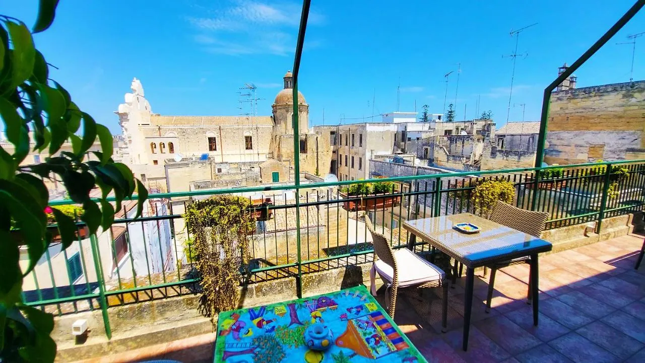 Bed and Breakfast Attico Barocco à Lecce Couette-café